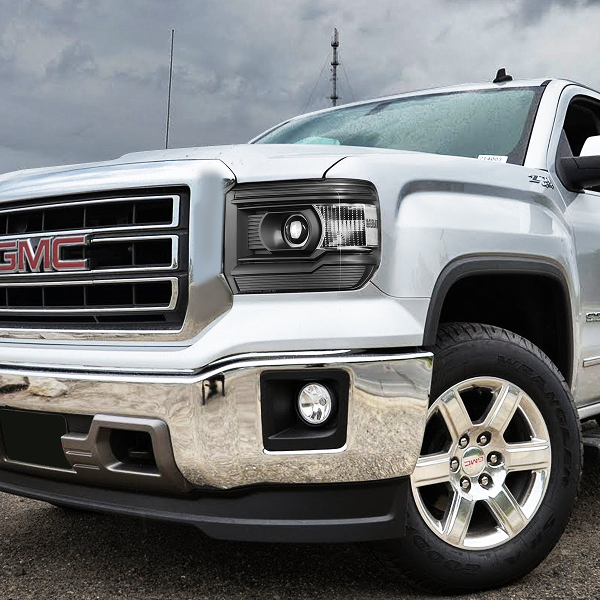 Factory Style Projector Headlights <br>14-15 GMC Sierra 1500,15-17 2500HD 3500HD