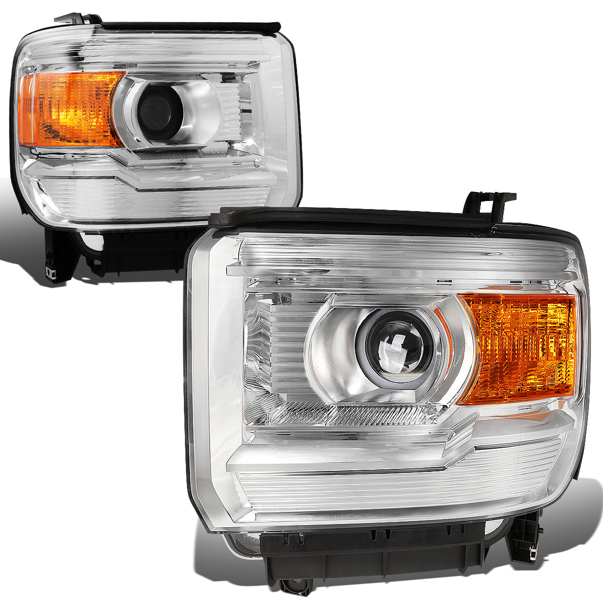 Factory Style Projector Headlights <br>14-15 GMC Sierra 1500,15-17 2500HD 3500HD