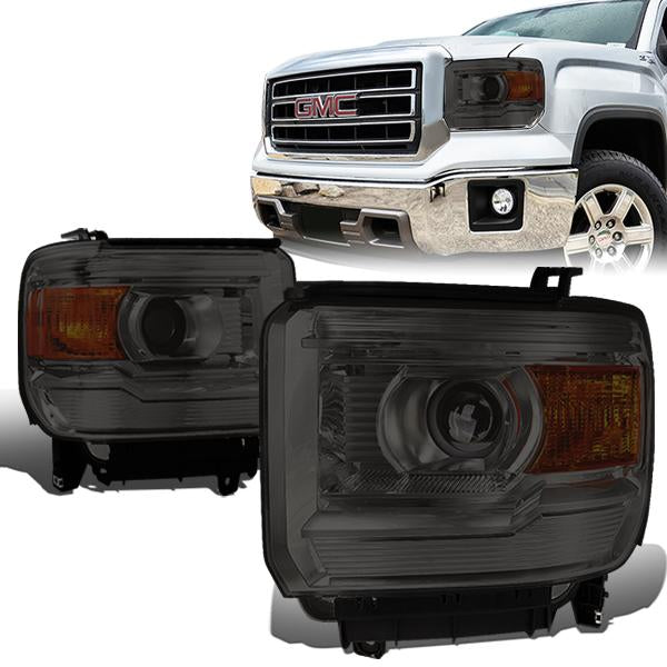 Factory Style Projector Headlights <br>14-15 GMC Sierra 1500,15-17 2500HD 3500HD