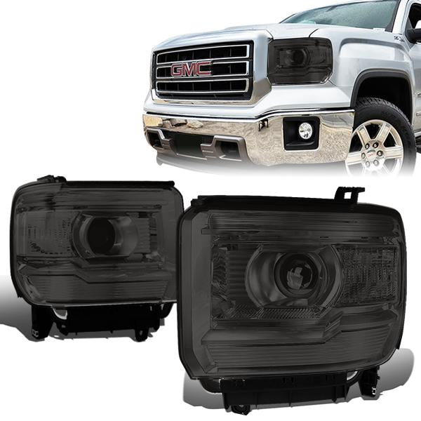 Factory Style Projector Headlights <br>14-15 GMC Sierra 1500,15-17 2500HD 3500HD