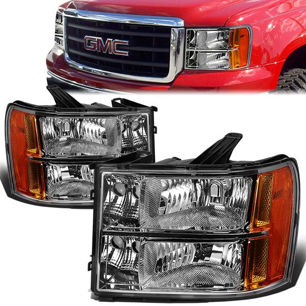 Factory Style Headlights <br>07-13 GMC Sierra 1500 2500HD 3500HD