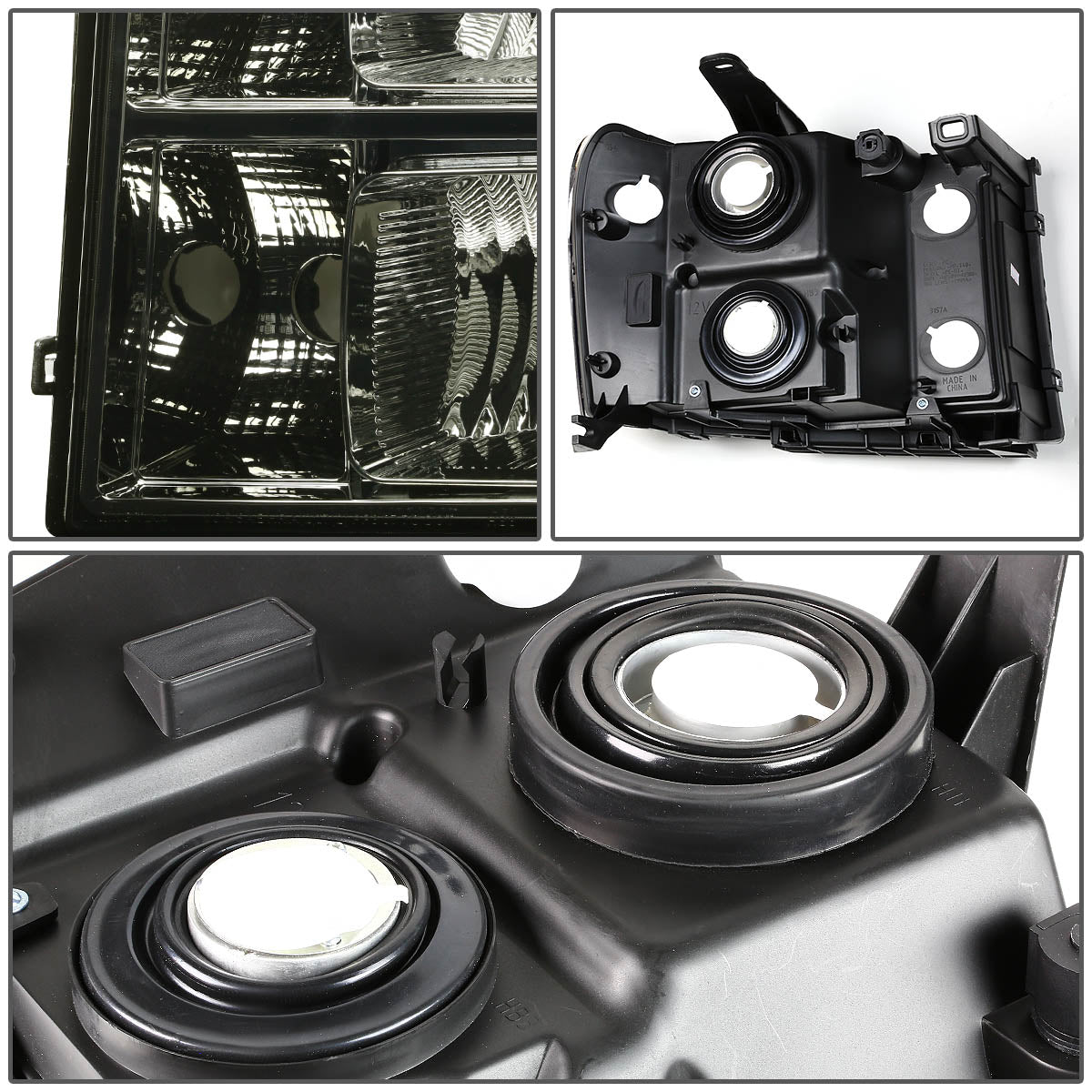 Factory Style Headlights <br>07-13 GMC Sierra 1500 2500HD 3500HD