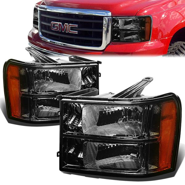 Factory Style Headlights <br>07-13 GMC Sierra 1500 2500HD 3500HD