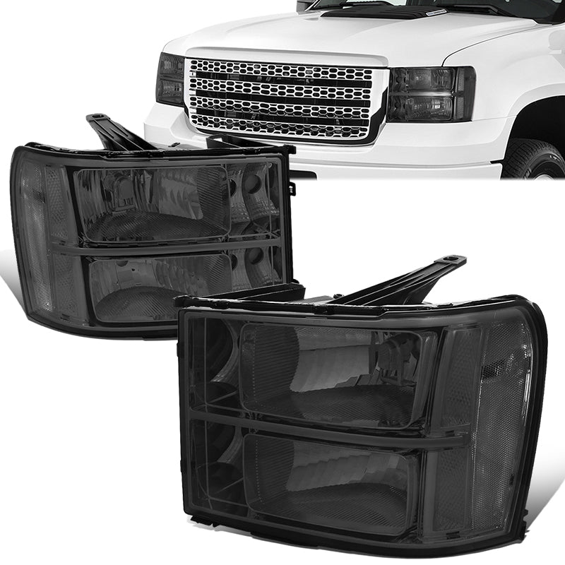 Factory Style Headlights <br>07-13 GMC Sierra 1500 2500HD 3500HD