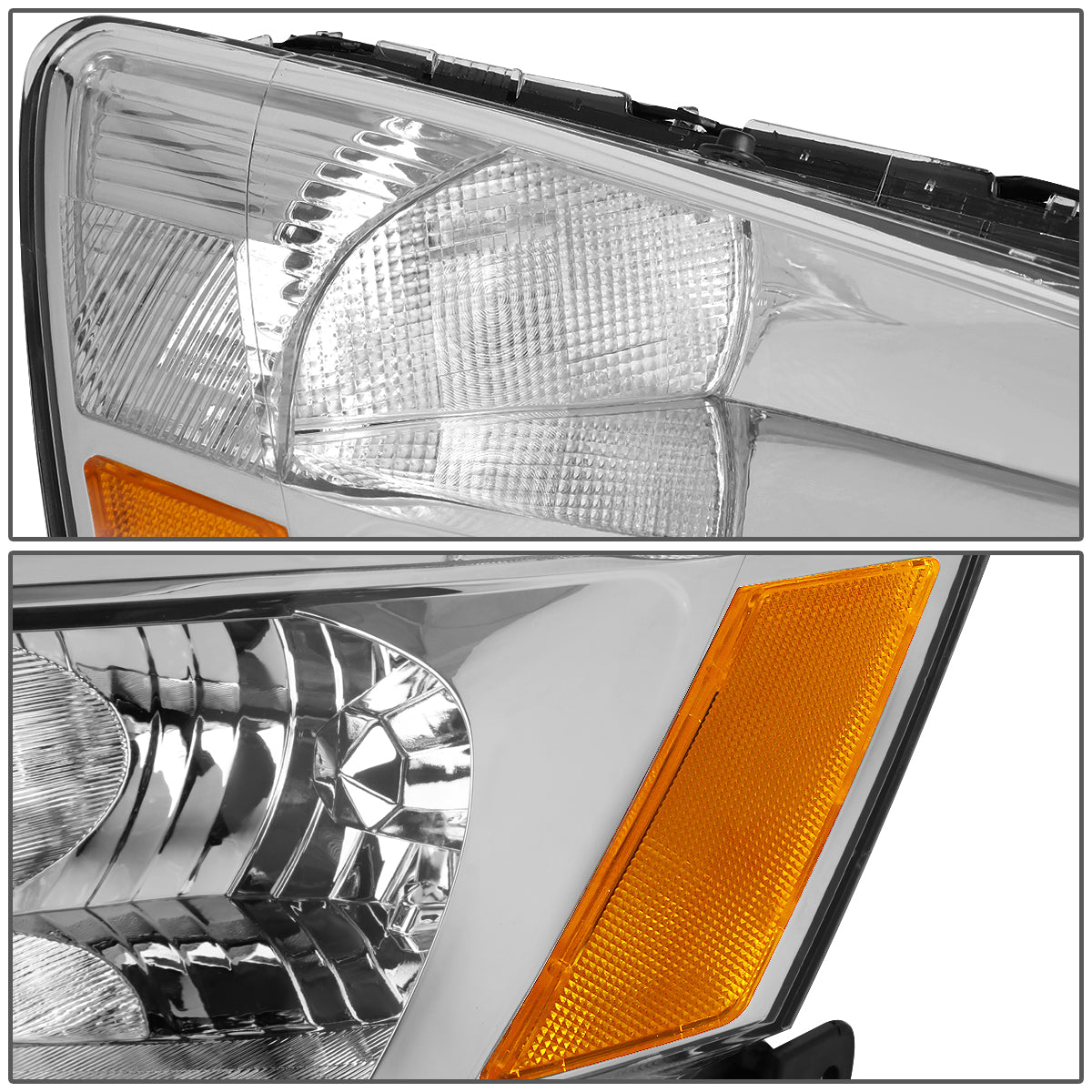 Factory Style Headlights <br>03-07 Honda Accord