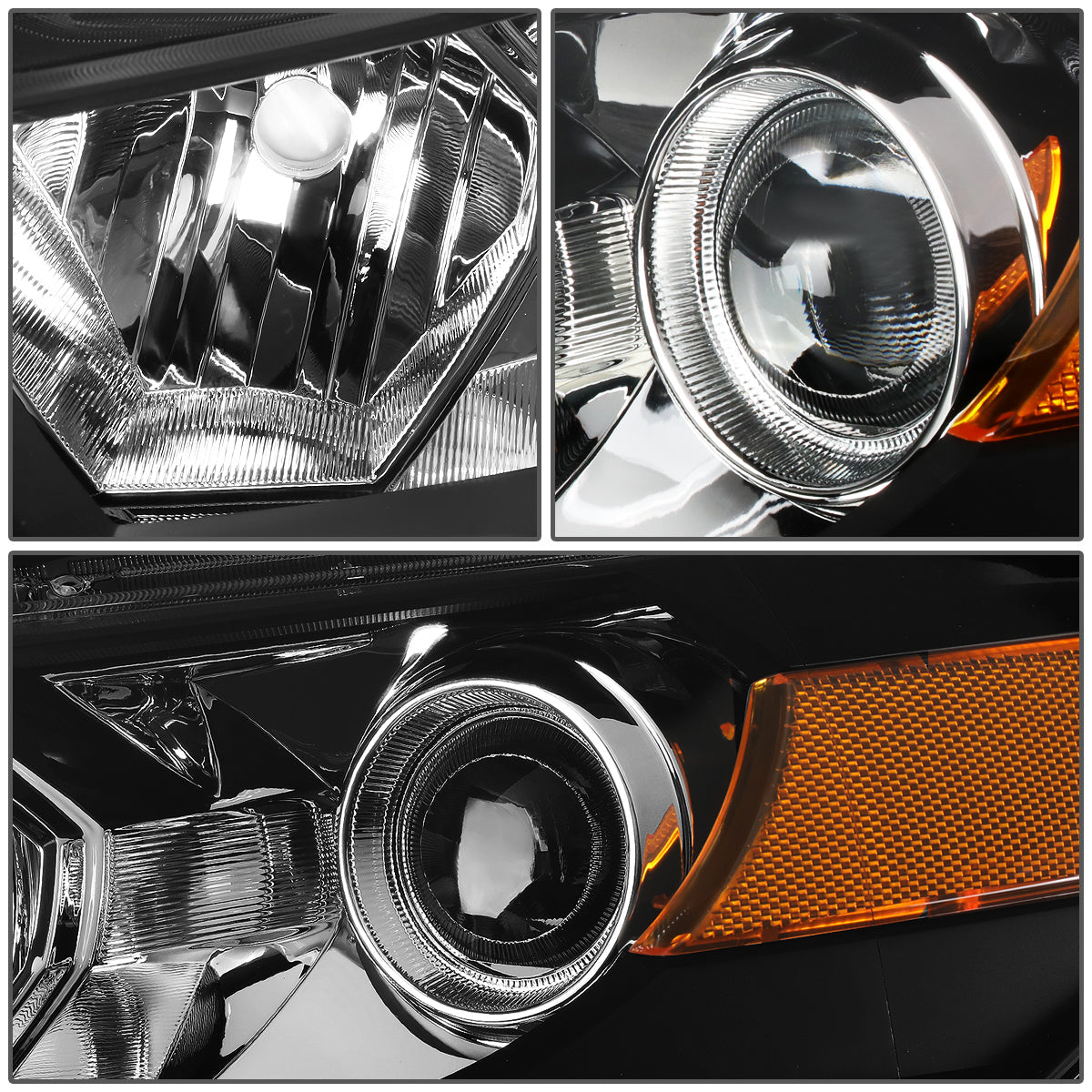 Factory Style Projector Headlights <br>08-12 Honda Accord Coupe