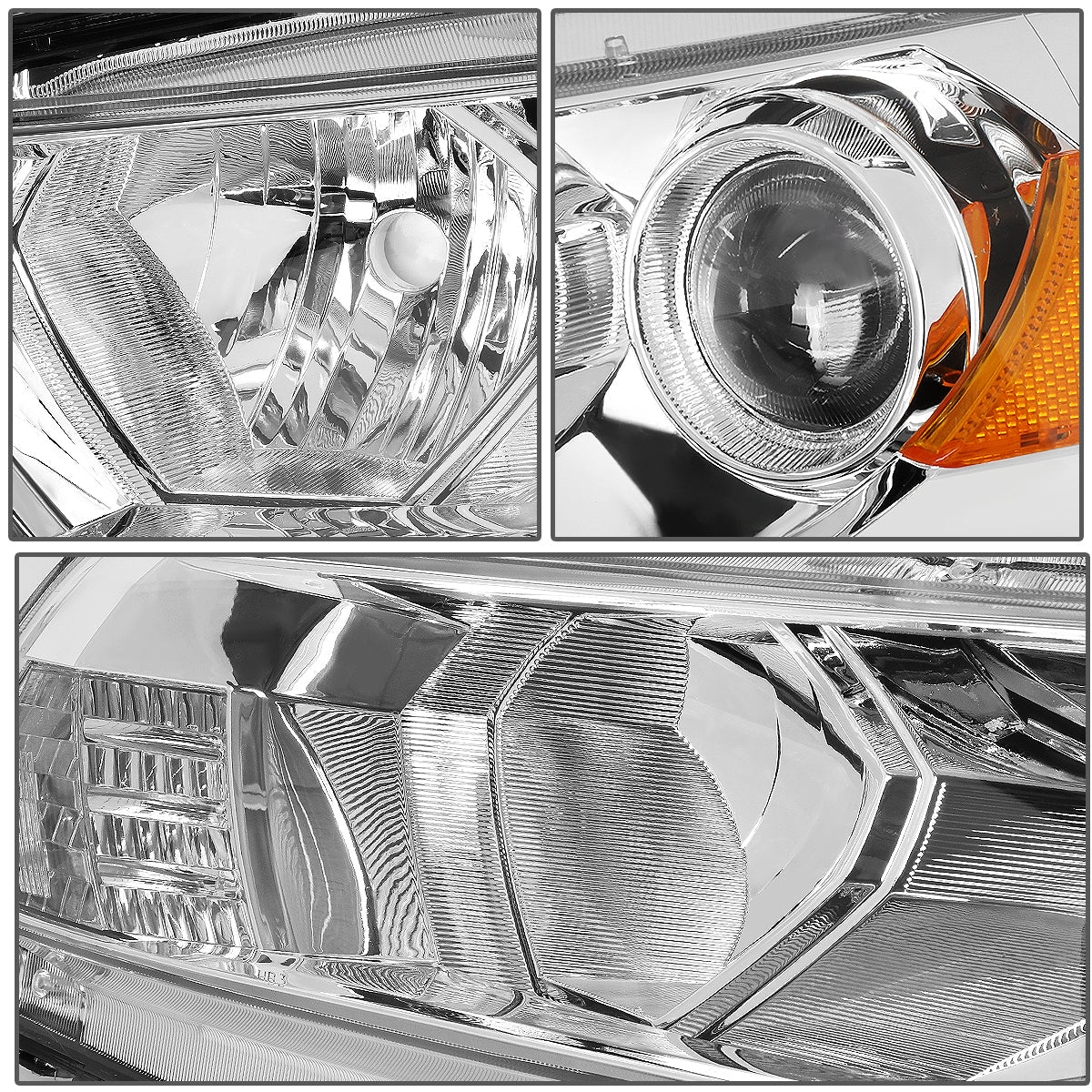 Factory Style Projector Headlights <br>08-12 Honda Accord Coupe