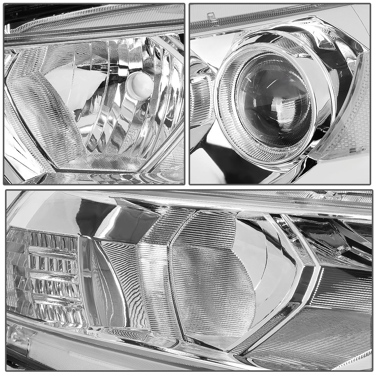 Factory Style Projector Headlights <br>08-12 Honda Accord Coupe