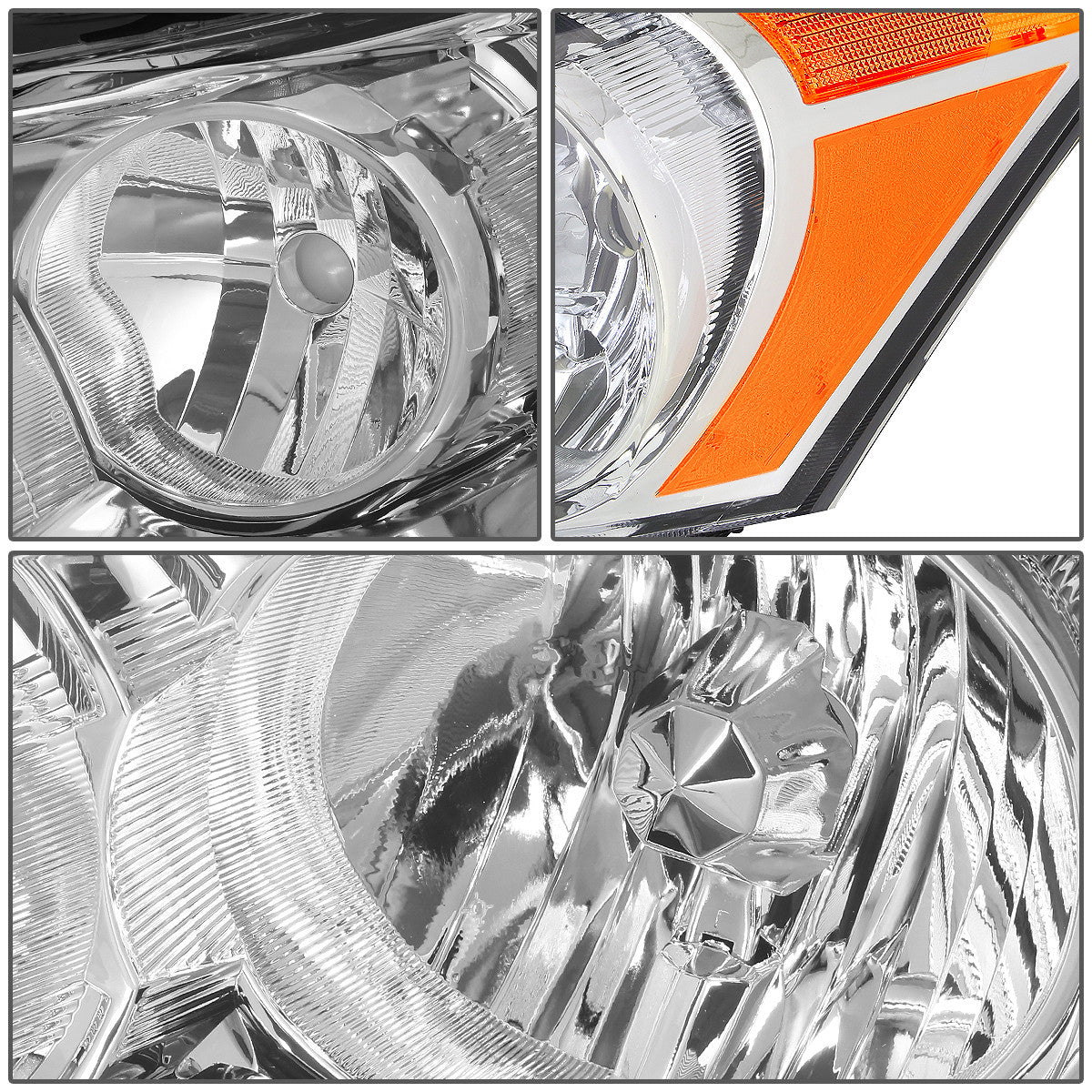 Factory Style Headlights <br>08-12 Honda Accord