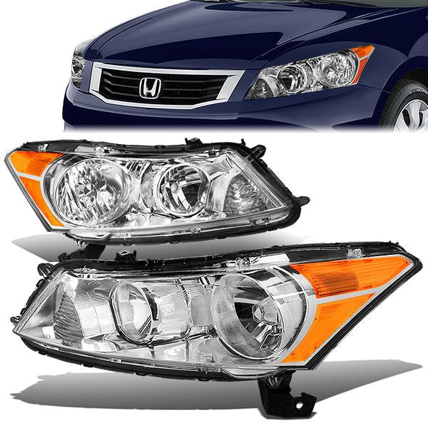 Factory Style Headlights <br>08-12 Honda Accord