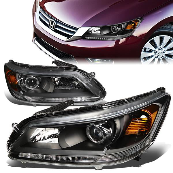 Factory Style Projector Headlights <br>13-15 Honda Accord