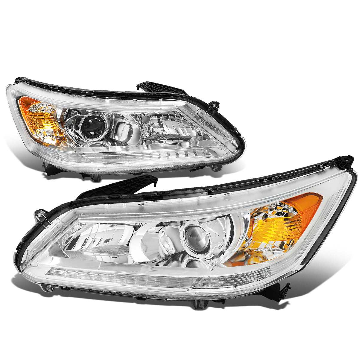 Factory Style Projector Headlights <br>13-15 Honda Accord