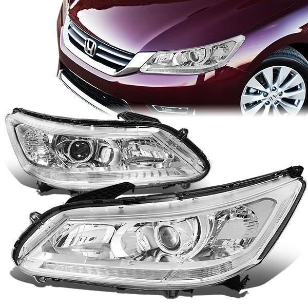 Factory Style Projector Headlights <br>13-15 Honda Accord