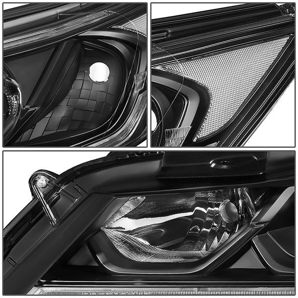 LED DRL Projector Headlights <br>16-17 Honda Accord