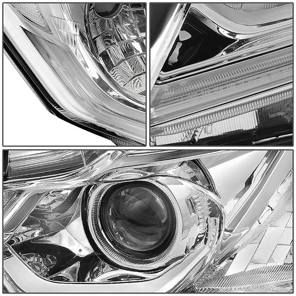 LED DRL Projector Headlights <br>16-17 Honda Accord