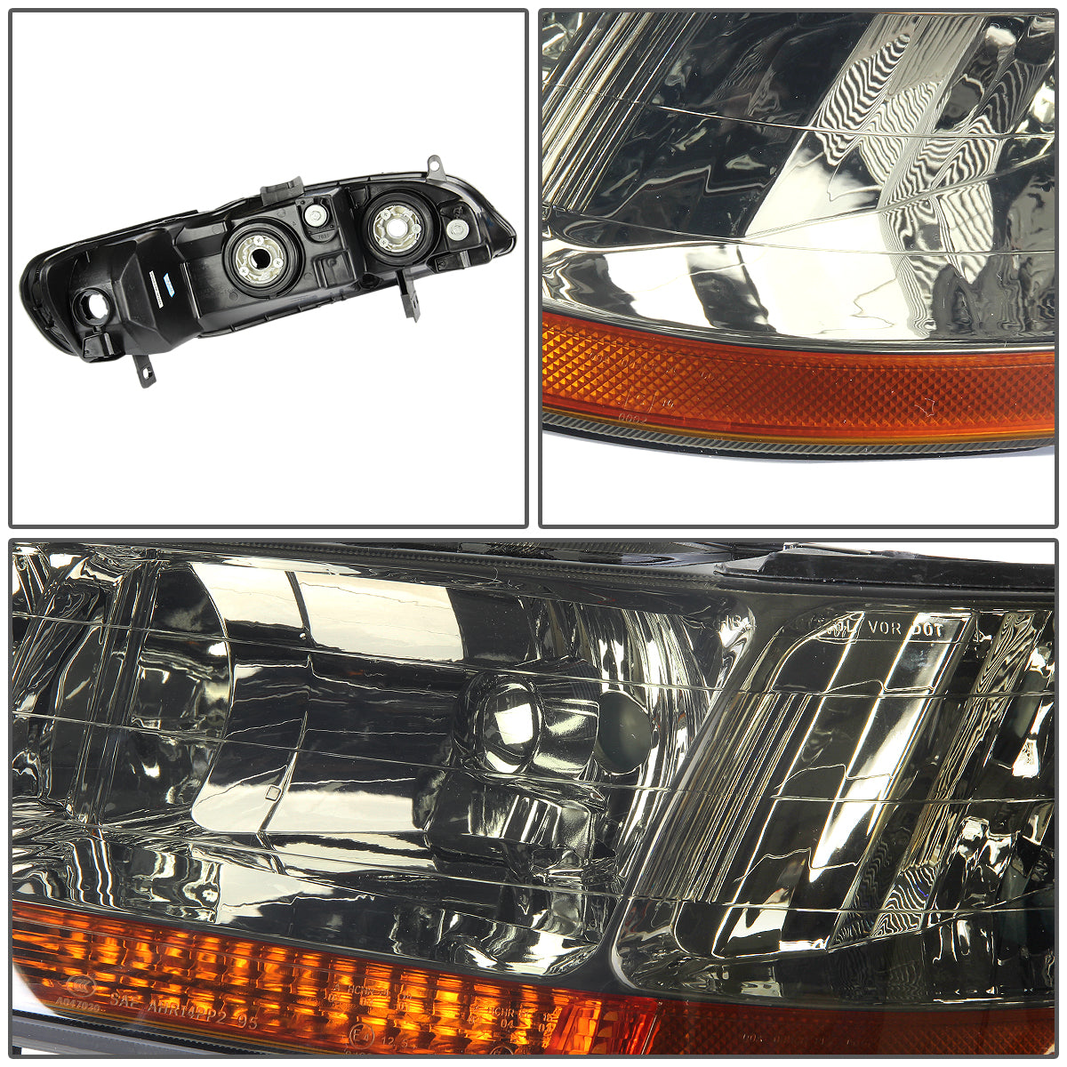 Factory Style Headlights <br>13-15 Honda Accord