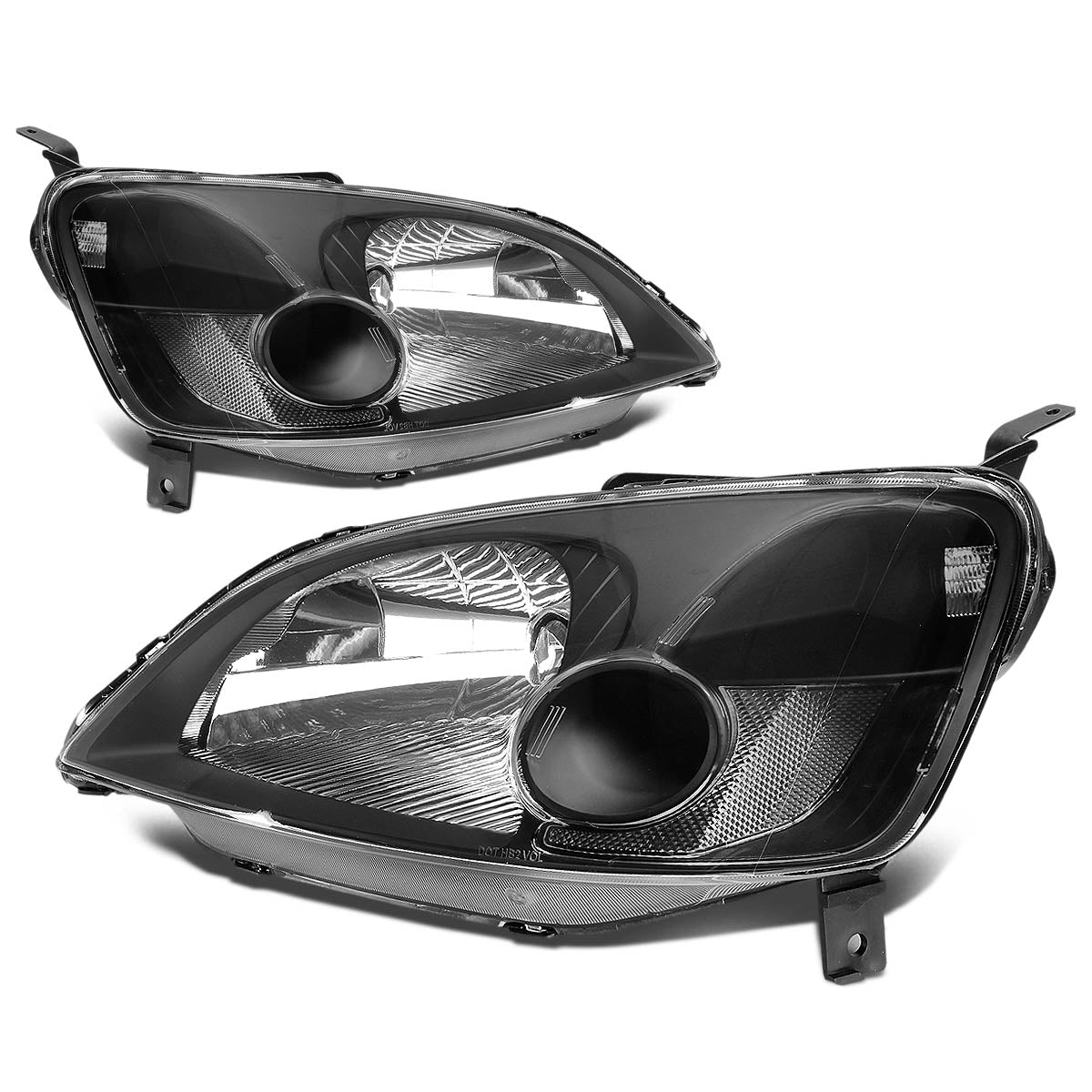 Factory Style Headlights <br>01-03 Honda Civic Sedan/ Coupe