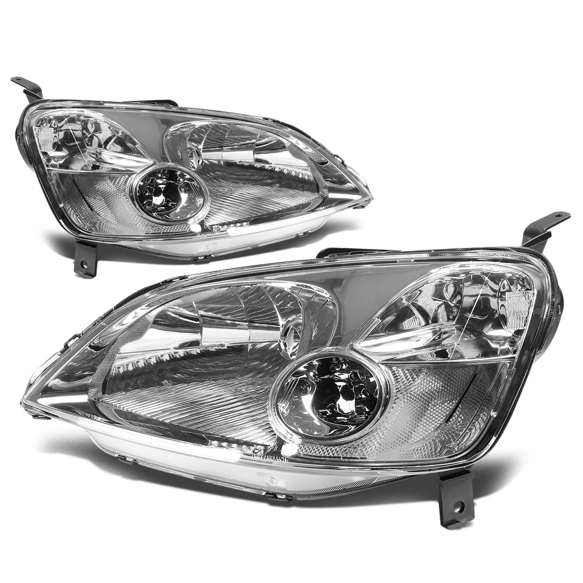 Factory Style Headlights <br>01-03 Honda Civic Sedan/ Coupe