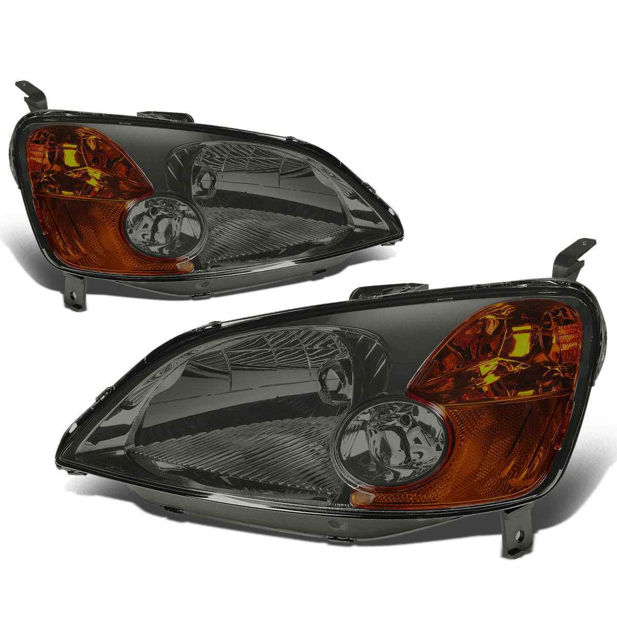 Factory Style Headlights <br>01-03 Honda Civic Sedan/ Coupe