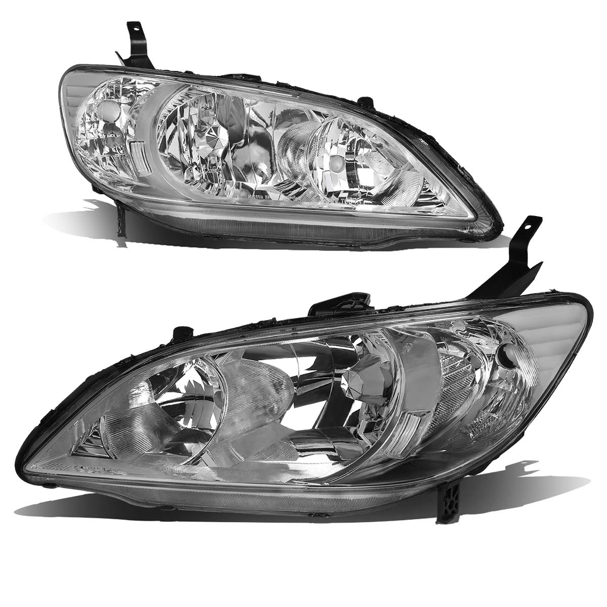 Factory Style Headlights <br>04-05 Honda Civic Sedan/ Coupe