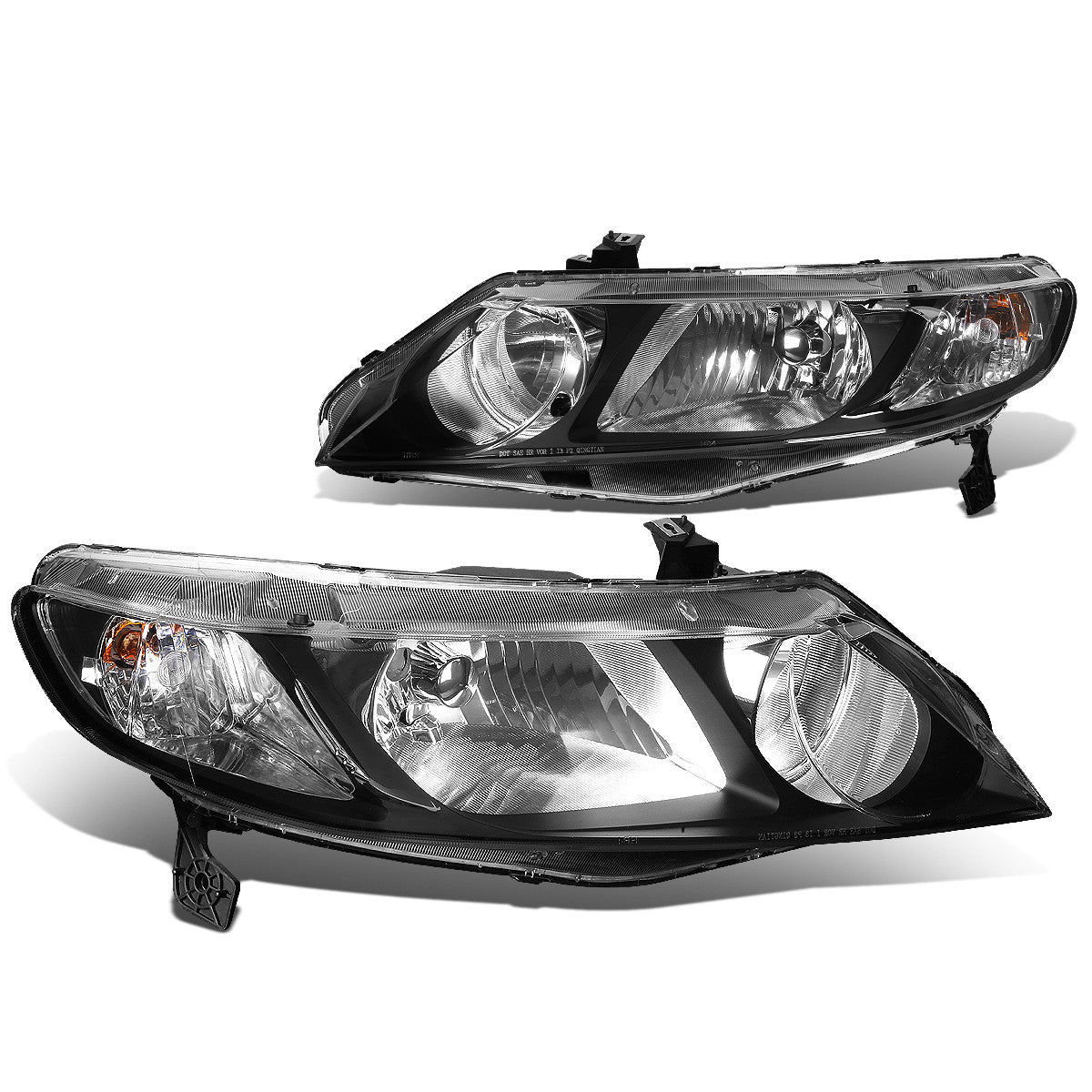 Factory Style Headlights <br>06-08 Honda Civic