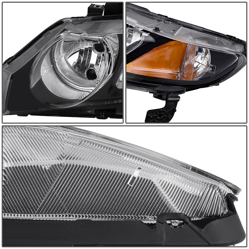 Factory Style Headlights <br>06-11 Honda Civic