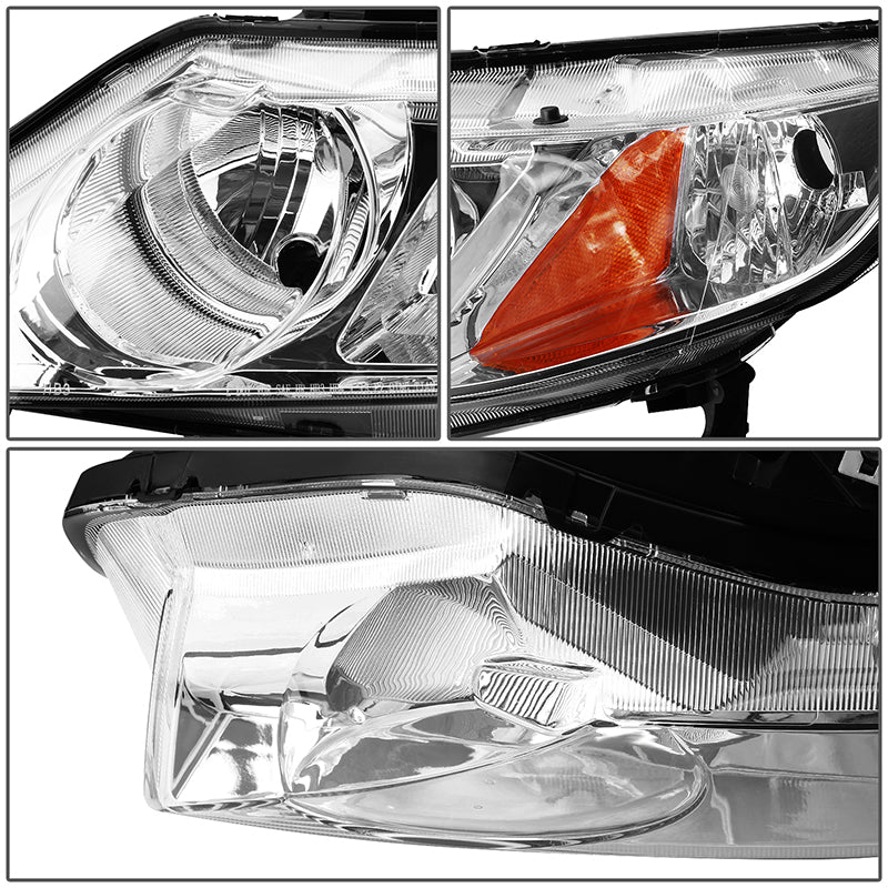 Factory Style Headlights <br>06-11 Honda Civic