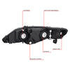 Factory Style Headlights <br>06-11 Honda Civic