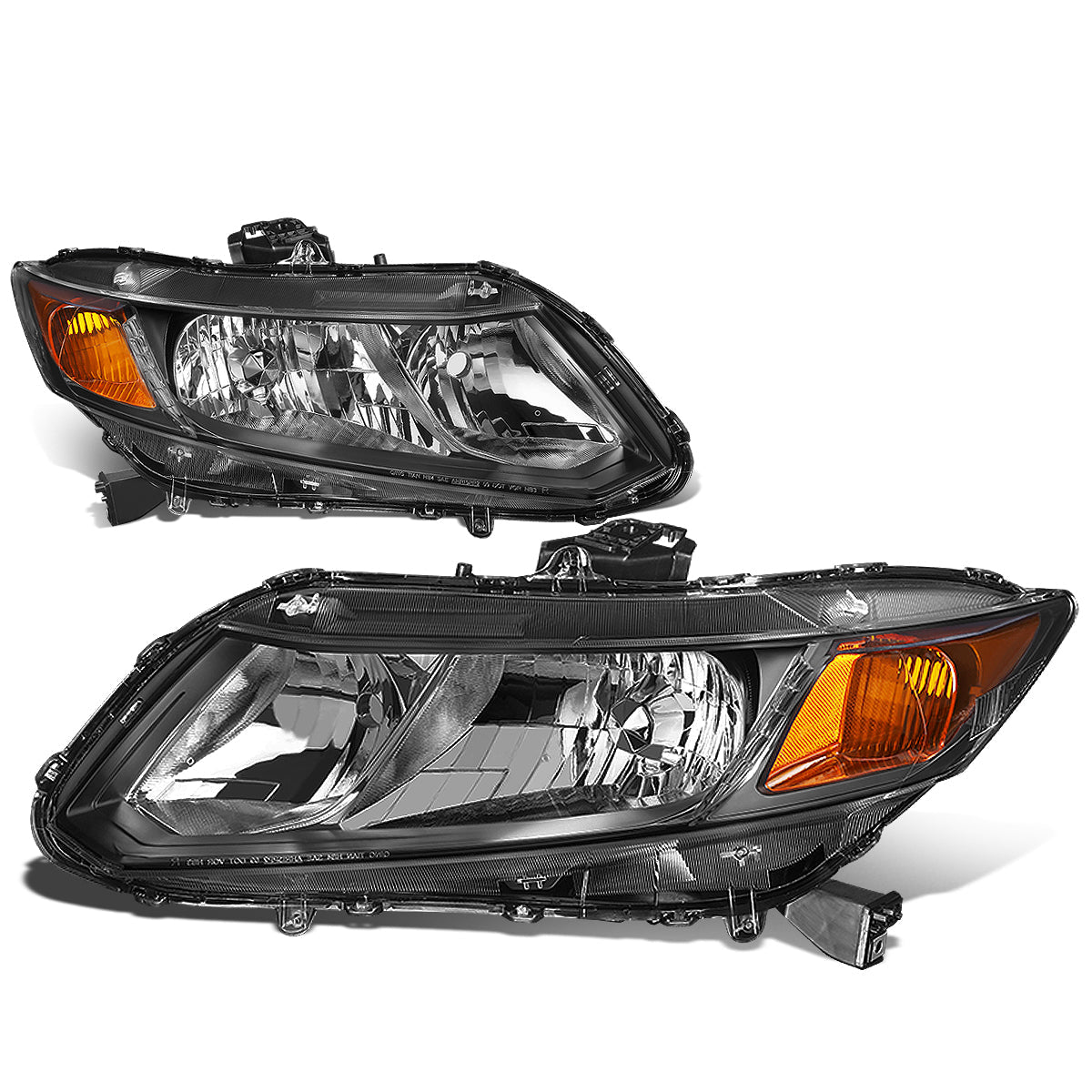 Factory Style Headlights <br>12-13 Honda Civic Coupe, 12-15 Civic Sedan