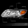 Factory Style Headlights <br>12-13 Honda Civic Coupe, 12-15 Civic Sedan