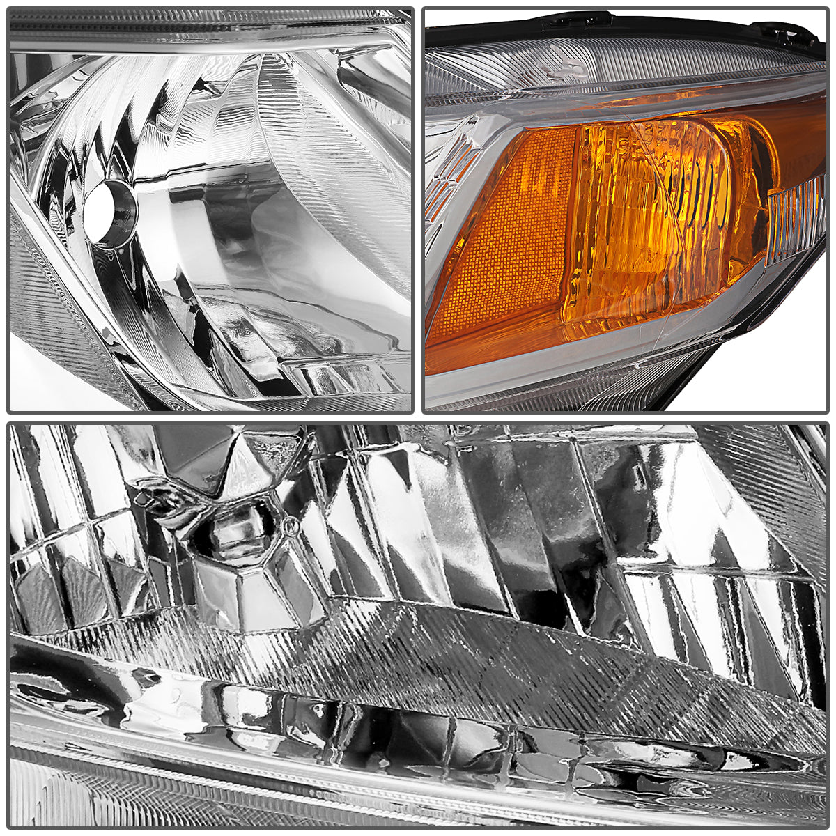 Factory Style Headlights <br>12-13 Honda Civic Coupe, 12-15 Civic Sedan