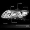 Factory Style Headlights <br>12-13 Honda Civic Coupe, 12-15 Civic Sedan