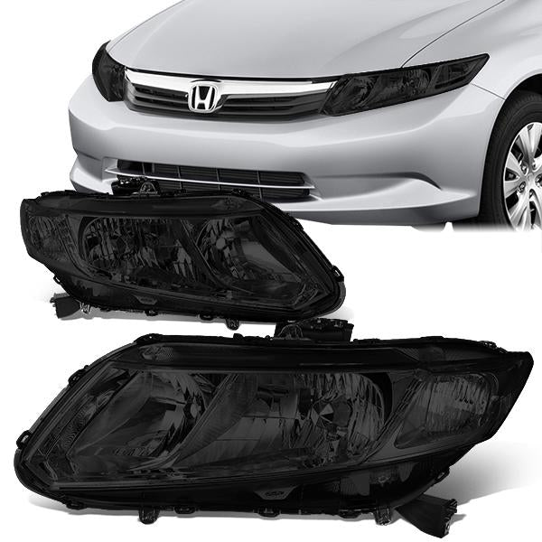 Factory Style Headlights <br>12-13 Honda Civic Coupe, 12-15 Civic Sedan