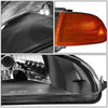 Factory Style Headlights <br>92-95 Honda Civic