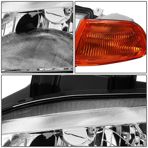 Factory Style Headlights <br>92-95 Honda Civic