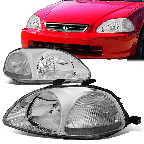 Factory Style Headlights <br>96-98 Honda Civic