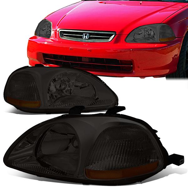 Factory Style Headlights <br>96-98 Honda Civic