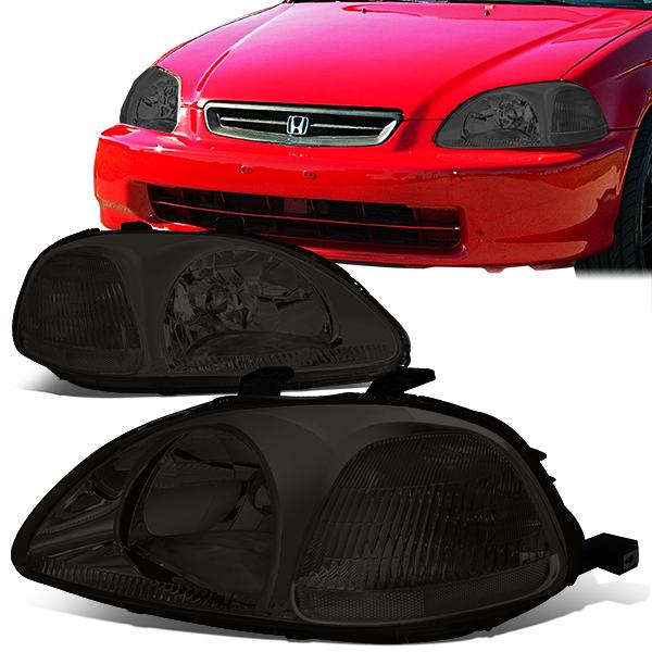 Factory Style Headlights <br>96-98 Honda Civic