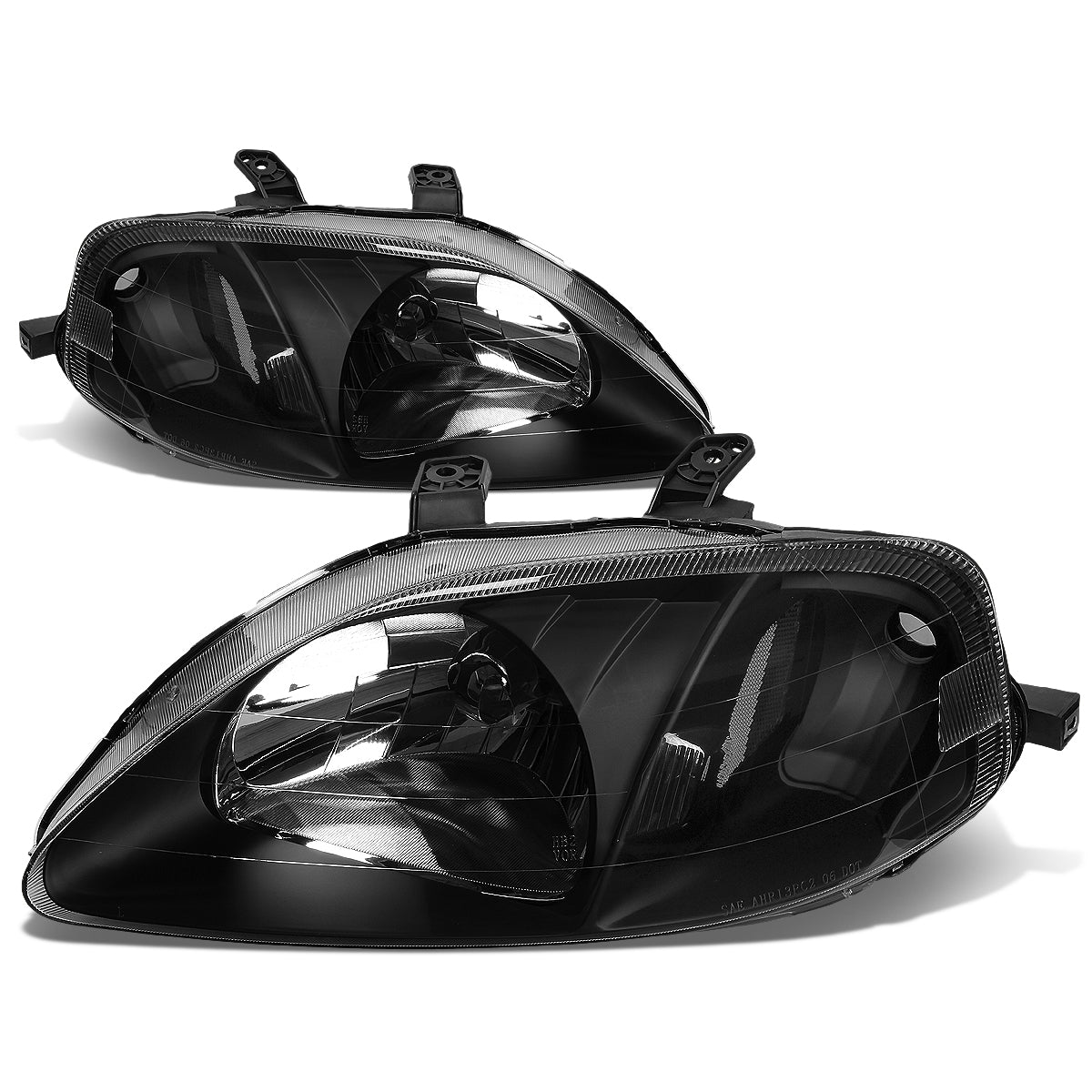 Factory Style Headlights <br>99-00 Honda Civic