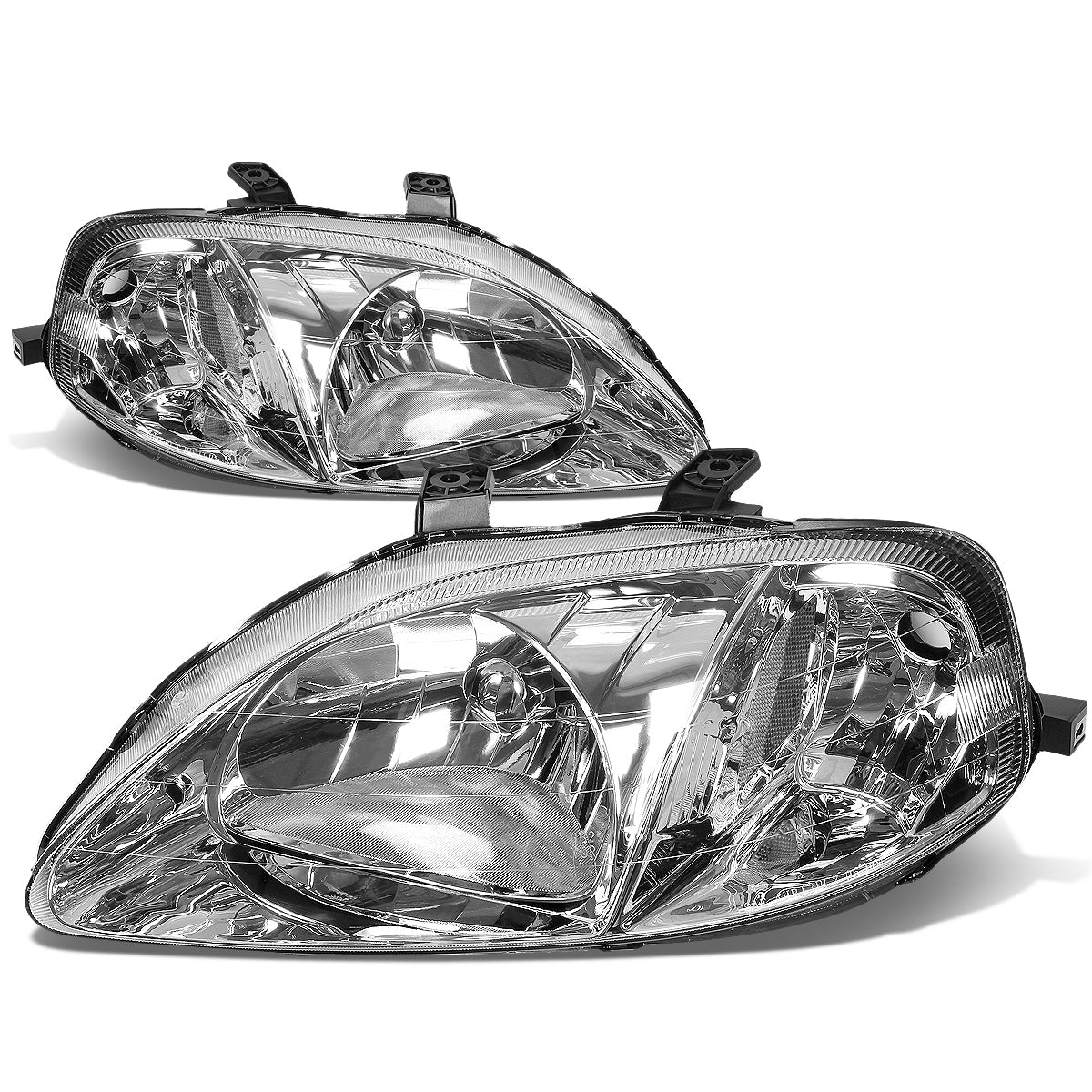 Factory Style Headlights <br>99-00 Honda Civic