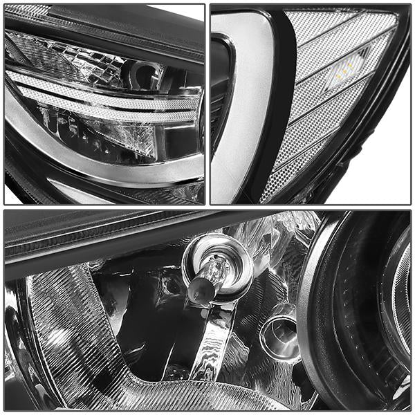 Factory Style Projector Headlights <br>17-18 Hyundai Elantra Sedan