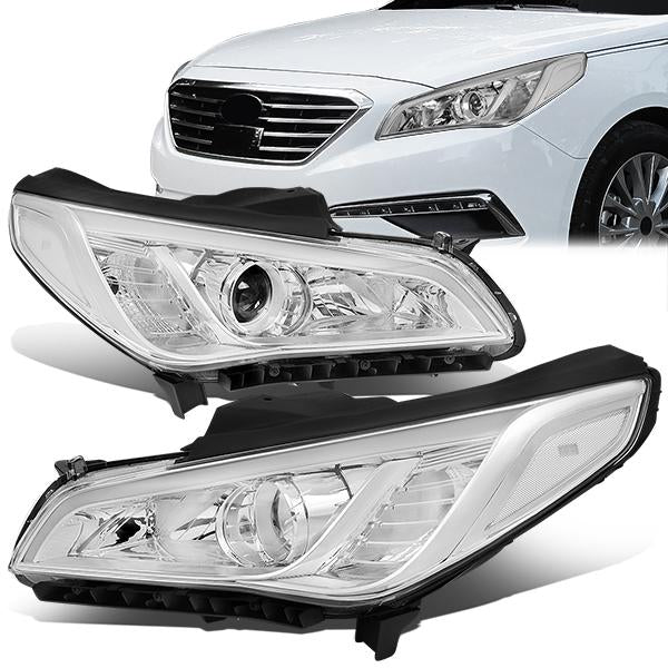 Factory Style Projector Headlights <br>15-17 Hyundai Sonata