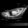 Factory Style Headlights <br>12-14 Hyundai Accent