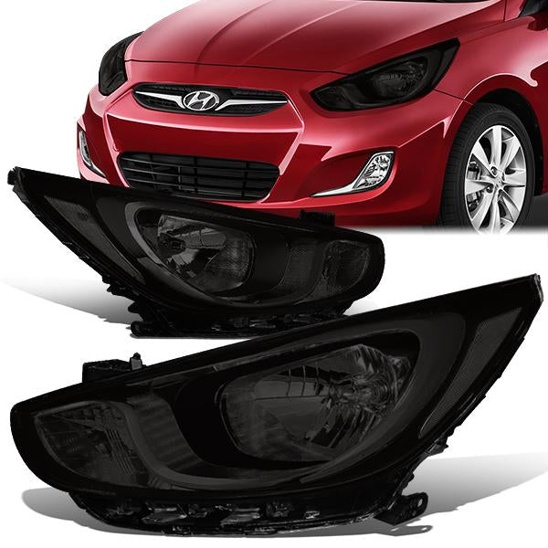 Factory Style Headlights <br>12-14 Hyundai Accent