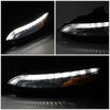 LED DRL Projector Headlights <br>14-18 Jeep Cherokee