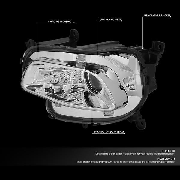 Factory Style Projector Headlights <br>14-18 Jeep Cherokee