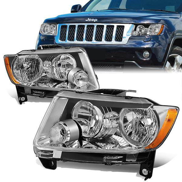 Factory Style Headlights <br>11-13 Jeep Grand Cherokee