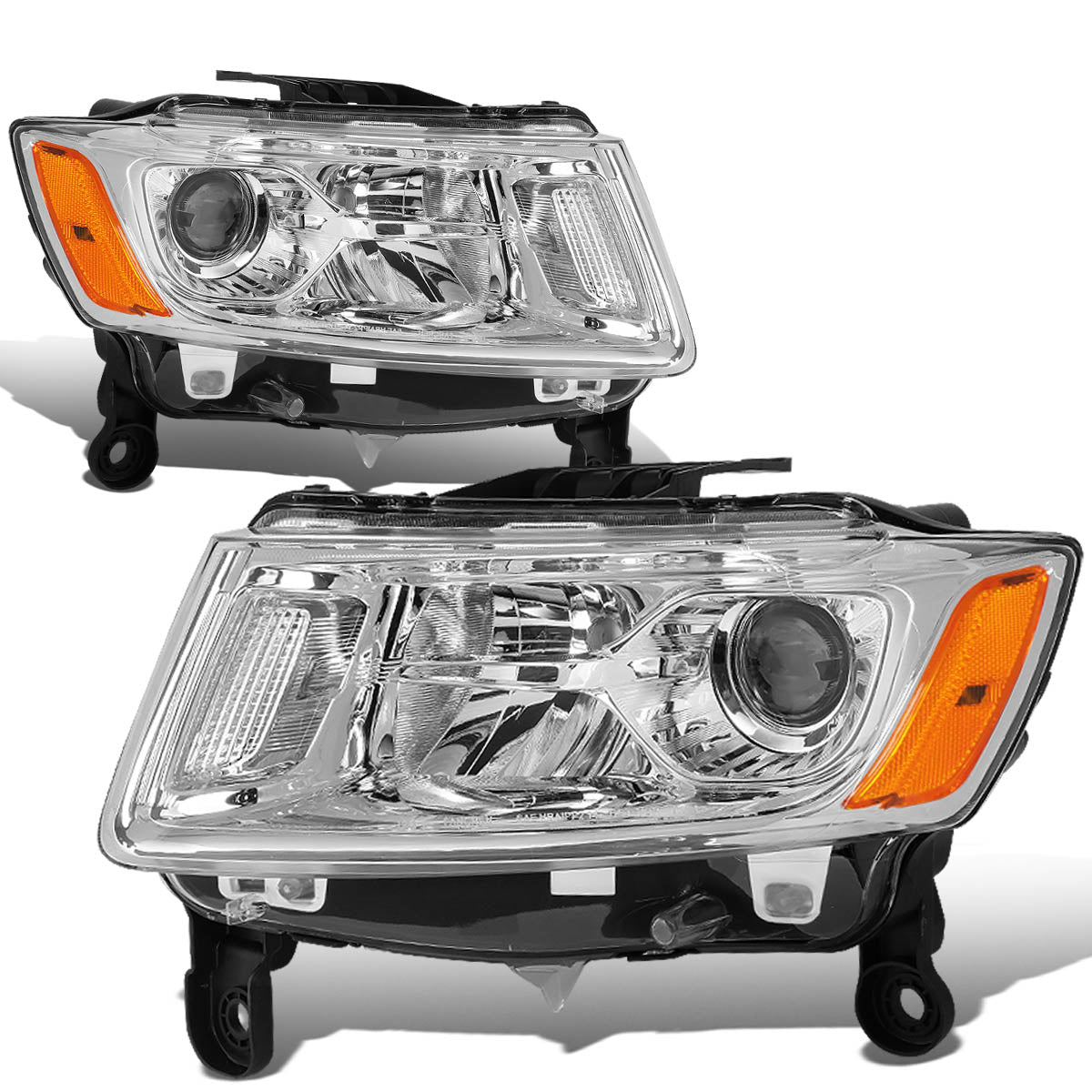 Factory Style Projector Headlights <br>14-16 Jeep Grand Cherokee Pre-Facelift