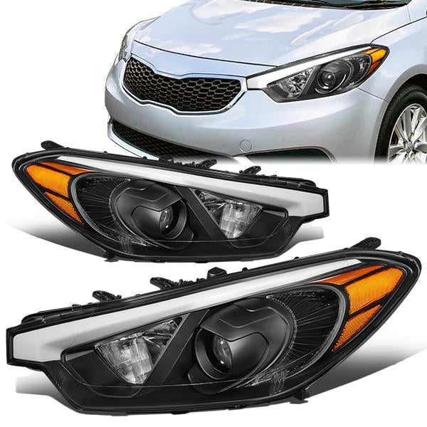 Factory Style Projector Headlights <br>14-16 Kia Forte, Forte Koup, Forte 5