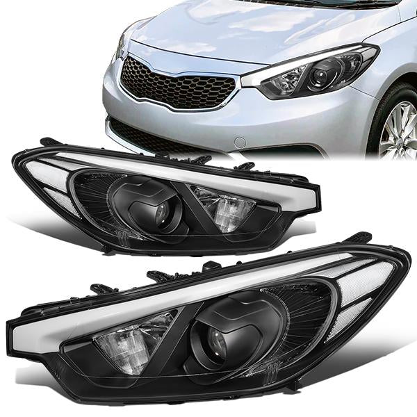 Factory Style Projector Headlights <br>14-16 Kia Forte, Forte Koup, Forte 5